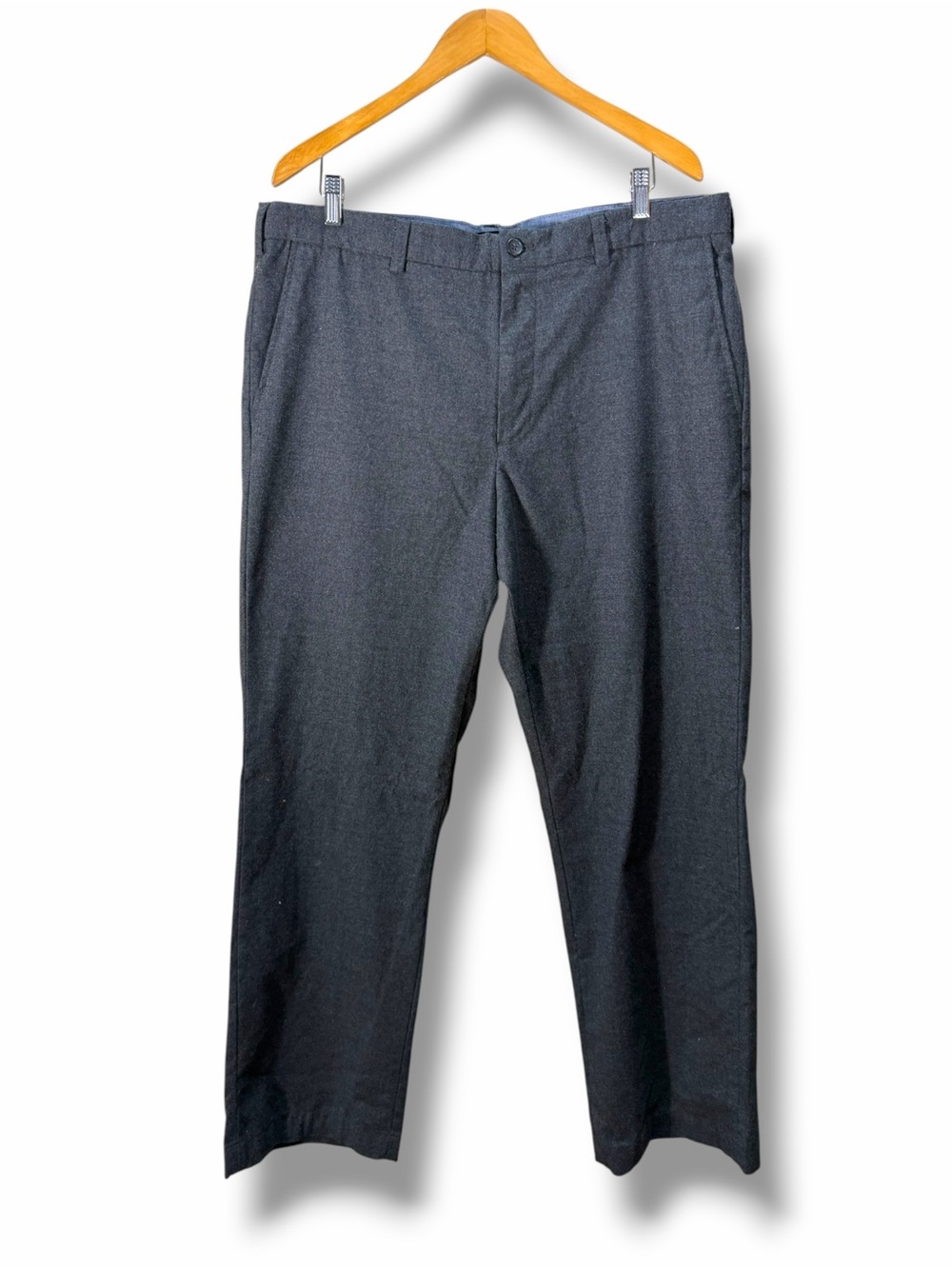 NWT Men’s Banana Republic Dark Gray Aiden Slim Fit Herringbone Size 38x32